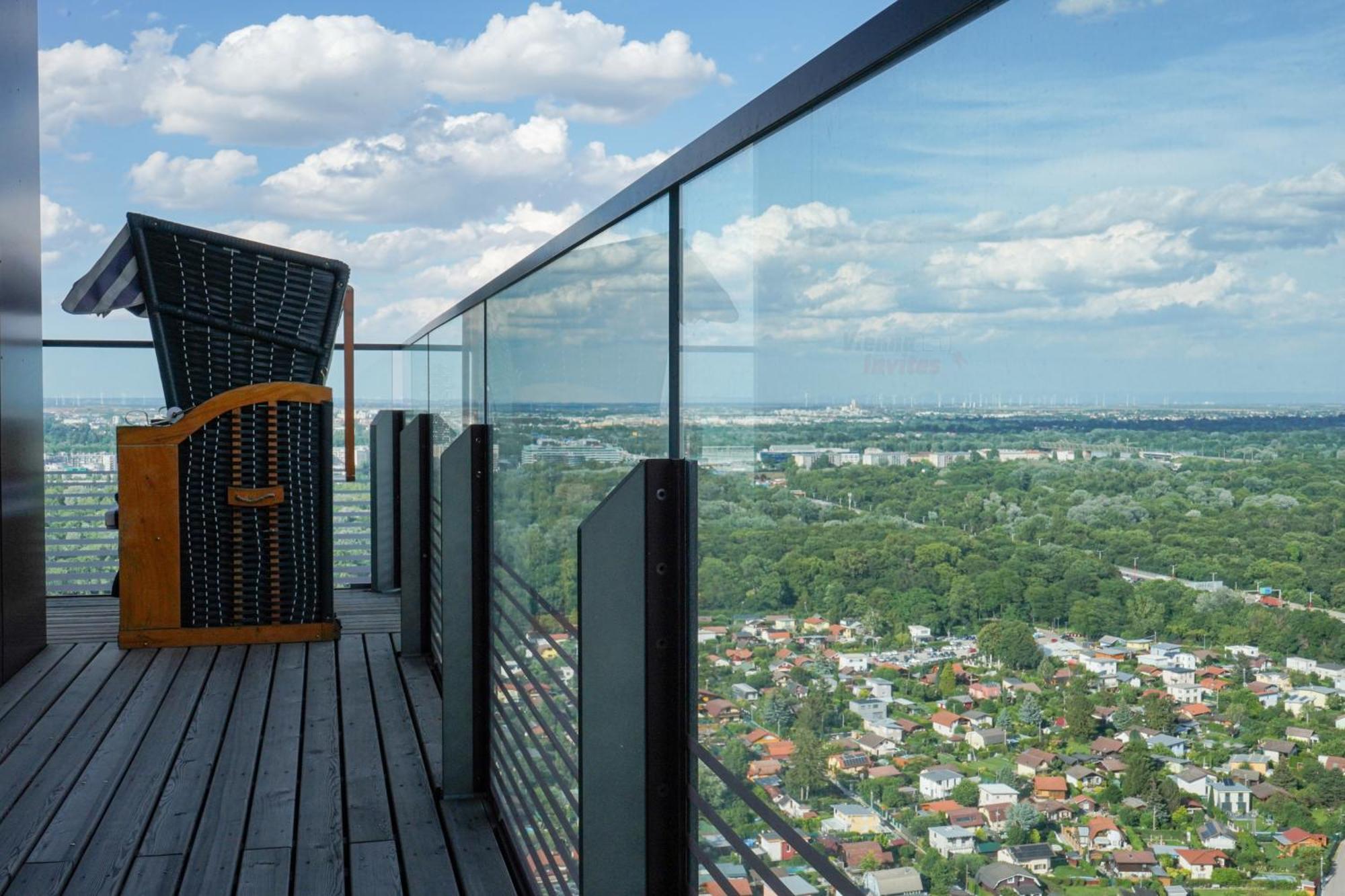 Triiiple 7Heaven - Amazing View On Top Floor With Rooftop Pool Viena Exterior foto